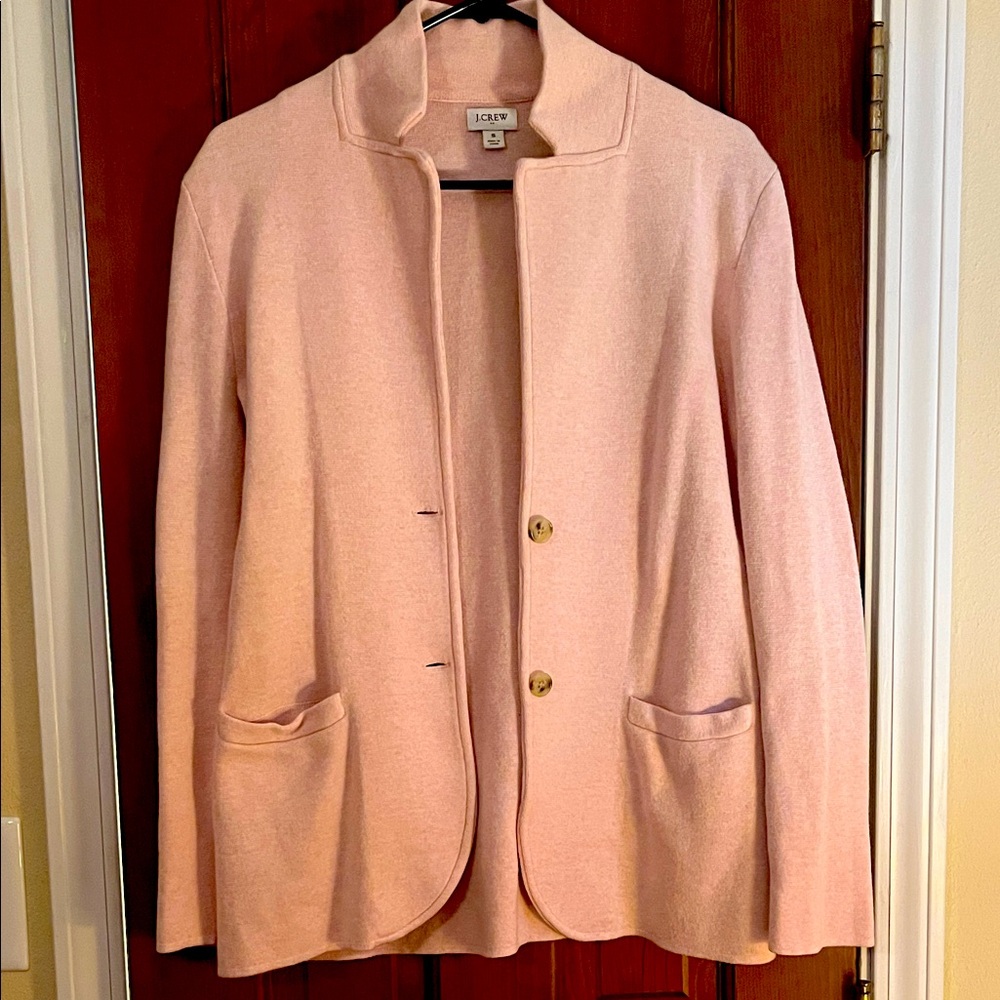 J. Crew Soft Pink Blazer
